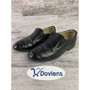 1901 Boys Black Dress Shoes Slip-On Size 1M